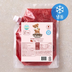 테디베리 딸기청 프로즌 (냉동), 1kg, 1개