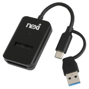 넥시 USB3.1 Type C / A to NVMe 도킹스테이션, 1개, 블랙