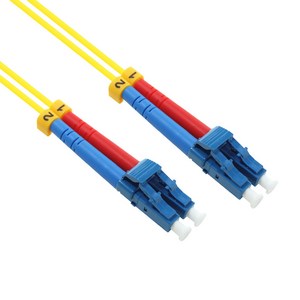 넥시 광케이블 LC-LC-2C-SM NX423, 5m, 1개, 노랑