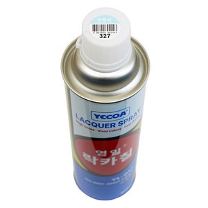 예코아 영일 락카 페인트 스프레이, YL-327 연청색, 420ml, 1개