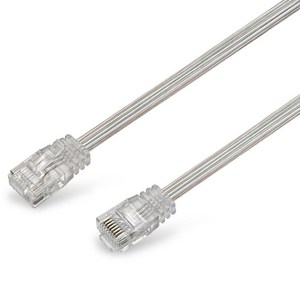 랜스타 CAT.6 UTP 평면 랜케이블 연선 32AWG LS-FT6U, 15m, 1개, 투명