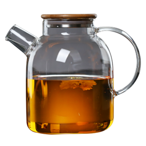 내열 유리 주전자 티포트, 1.8L, 1개