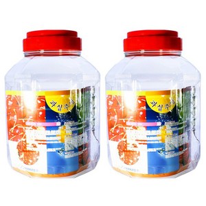 적색캡 과실주 담금주 매실병, 2개, 13L