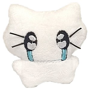 다다랜드 힙 고양이 키링, 눈물 고양이, 1개, 7.5cm