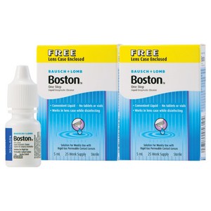 보스톤 바슈롬 원스텝 리퀴드 엔자임 단백질 제거제, 5ml, 2개