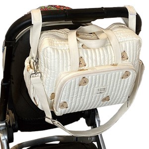 아이끌레 포동베어 유모차 걸이 다용도 수납가방, 아이보리