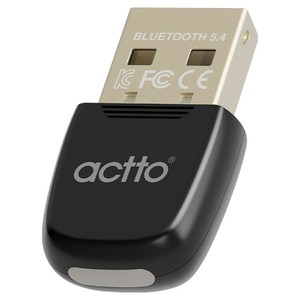 엑토 리얼텍 칩셋 무선 USB 블루투스 5.4 동글, 블랙, 1개