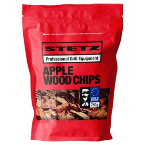 스테츠 사과 훈연칩 바베큐 캠핑용, 750g, 1개