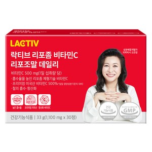 락티브 리포좀 비타민C 리포조말 데일리 33g, 30정, 1개