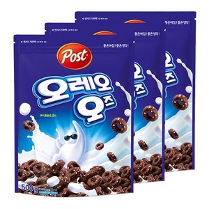 포스트 오레오 오즈 시리얼, 500g, 3개