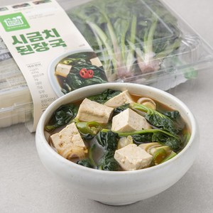 프레시밀 시금치된장국 밀키트, 520g, 1팩