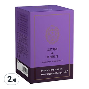 보향다원 유기농 로즈마리 쑥차, 2g, 12개입, 2개