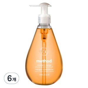 메소드 고보습 핸드워시 만다린 망고, 354ml, 6세트