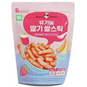 맛있는풍경 유기농 쌀스틱, 딸기, 30g, 1개