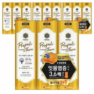 페리오 프로폴리테라 치약 레몬허니민트, 100g, 12개