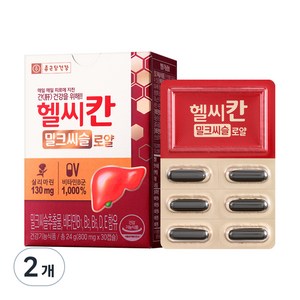 종근당건강 헬씨칸 밀크씨슬 로얄 24g, 30정, 2개