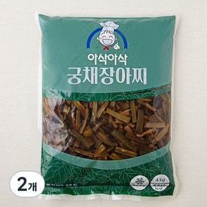 궁채 장아찌, 4kg, 2개