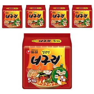 너구리 얼큰한 맛 120g, 25개