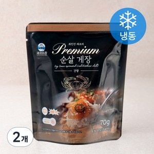 최인선 셰프의 프리미엄 국내산 순살게장 간장 (냉동), 70g, 2개