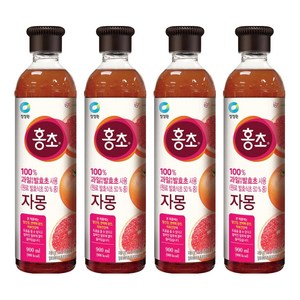 홍초 자몽 음용식초, 900ml, 4개