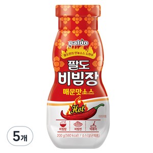 팔도 비빔장 매운맛 소스, 200g, 5개