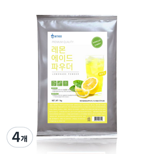 위드고 레몬에이드 파우더, 1kg, 4개, 1개입, 1kg