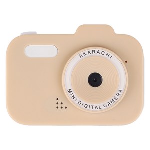 아카라치 어린이 디토 셀카 레트로 미니 디지털 카메라, 단일상품(버터멜로우)