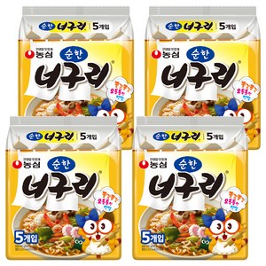 너구리 순한맛 120g, 20개