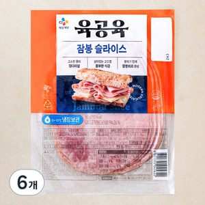 육공육 잠봉 슬라이스, 80g, 6개