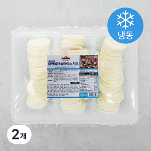 마또네 후레쉬모짜슬라이스치즈 (냉동), 1kg, 2개