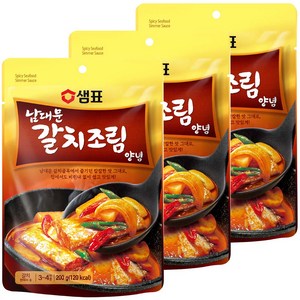 샘표 남대문 갈치조림 양념, 200g, 3개