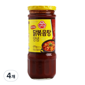 오뚜기 닭볶음탕 양념, 470g, 4개