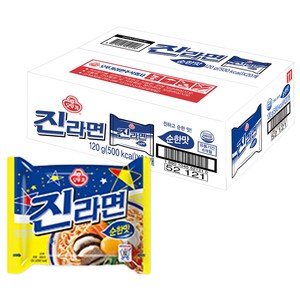 오뚜기 진라면 순한맛 120g, 20개