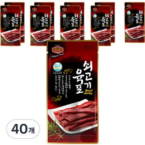 머거본 쇠고기 육포, 20g, 40개