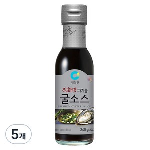 청정원 직화맛 파기름 굴소스, 240g, 5개