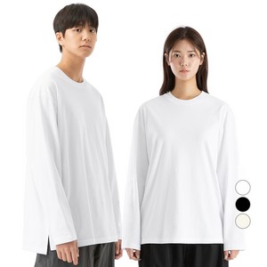 네이븐 20수 트임 통기성 레이어드 긴팔티 NAB8T2