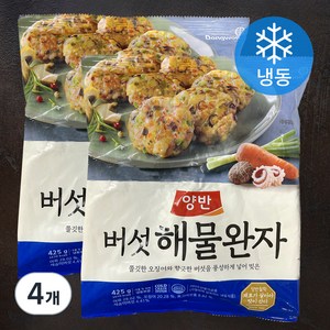 양반 버섯 해물완자 (냉동), 425g, 4개