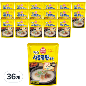 오뚜기옛날 사골곰탕 국물, 500g, 36개