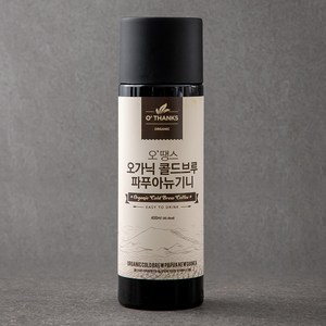 오땡스 오가닉 콜드브루 파푸아뉴기니 커피, 400ml, 1개