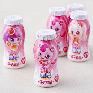 빙그레 캐치티니핑 요구르트 딸기 5입, 400ml, 1개