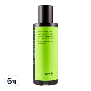 그라펜 카밍 그린 스킨, 180ml, 6개