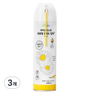 바이오미스트 내츄럴 인섹트 킬라 살충제 레몬향, 500ml, 3개