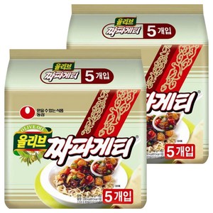 농심 올리브 짜파게티 140g, 10개