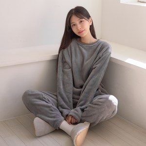 어나더디 여성용 데일리 밍크 수면 커플 잠옷세트