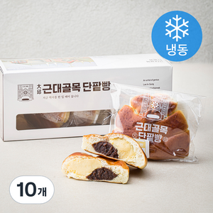 근대골목단팥빵 슈크림 단팥빵 (냉동), 115g, 10개