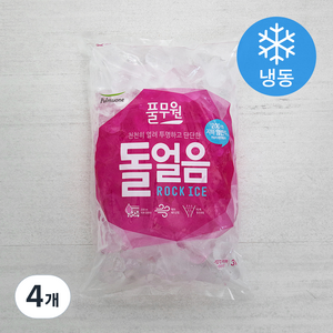 풀무원 돌얼음 (냉동), 3kg, 4개