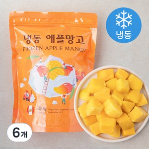 웰프레쉬 애플망고 (냉동), 500g, 6개