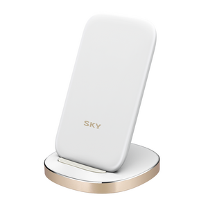 스카이 필 W3 아이언플러스 고속충전 무선충전기 SKY-W3P 15W, 화이트, 1개