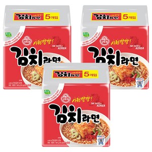 오뚜기 김치라면 120g, 15개