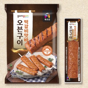 곰곰 오븐구이 떡갈비맛바, 70g, 6개